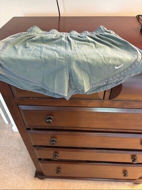 Nike Women's Sage Green Athletic Running Shorts